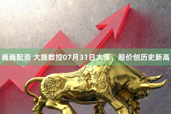 巍巍配资 大族数控07月31日大涨，股价创历史新高