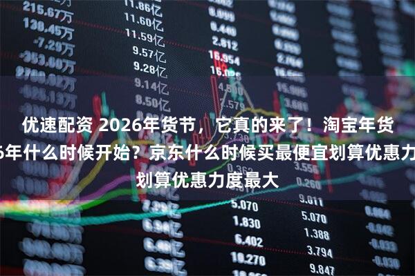 优速配资 2026年货节，它真的来了！淘宝年货节2026年什么时候开始？京东什么时候买最便宜划算优惠力度最大